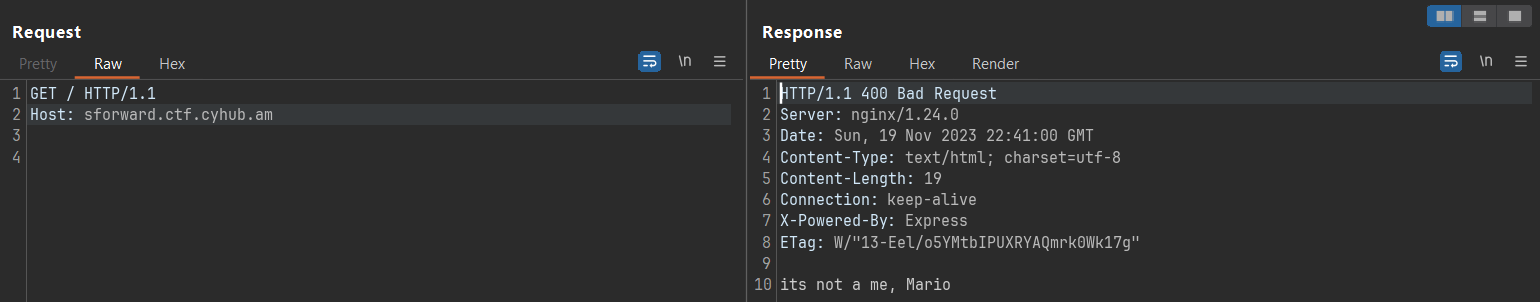 Straight Forward Without Header
